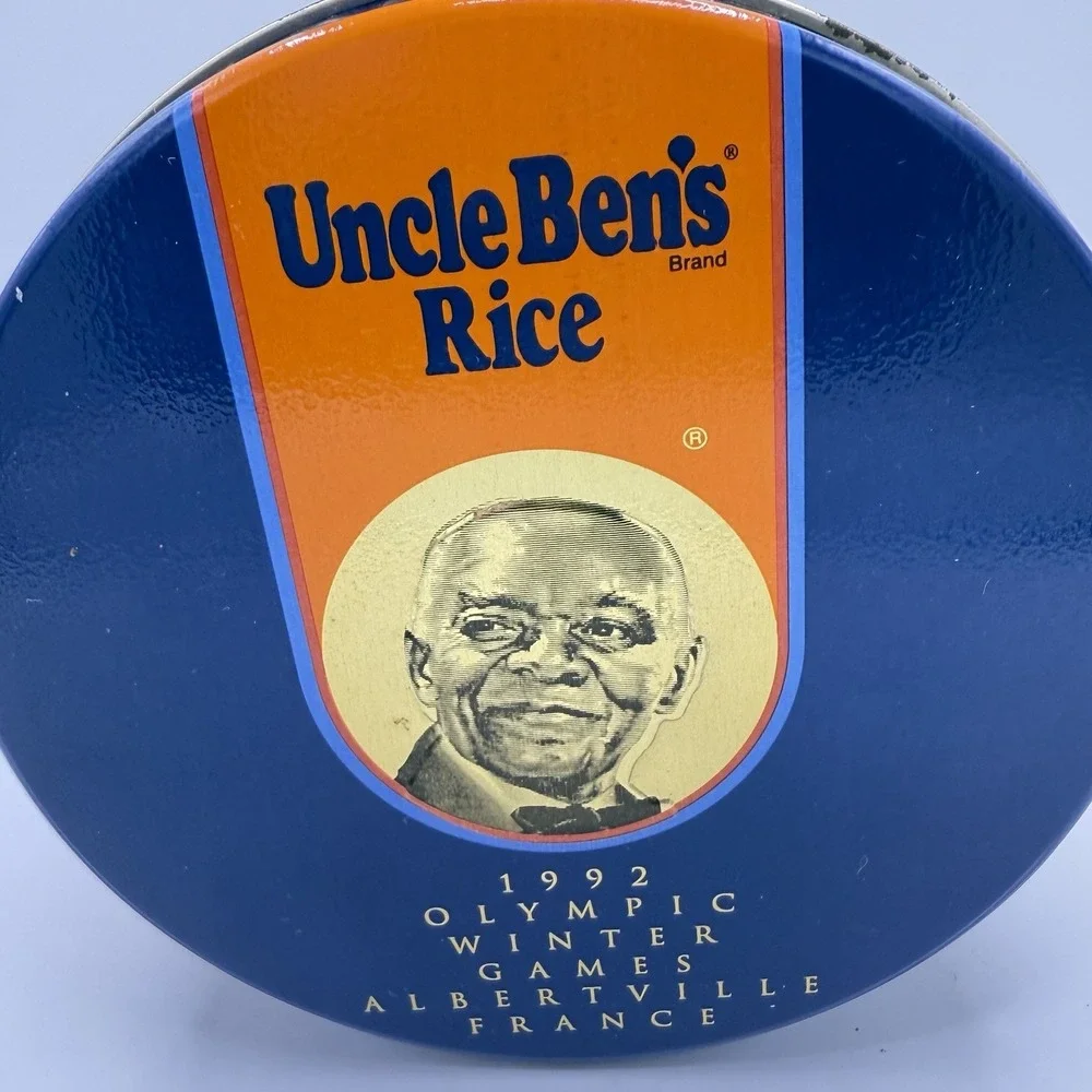 Vintage Uncle Ben's Rice 1992 U.S. Winter Olympics Limited Edition Tin (Empty)‎